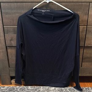 Stella & Dot Navy Long Sleeve Top